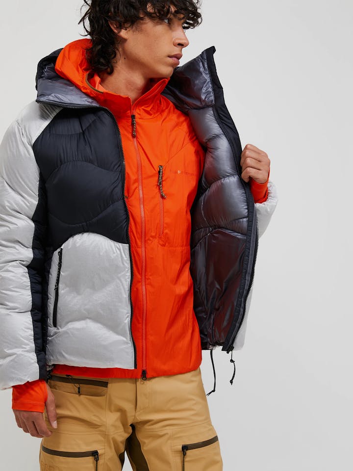 Peak Performance Men's Helium Diamond Fuse Hood - Miesten untuvatakki Black / Antarctica 08