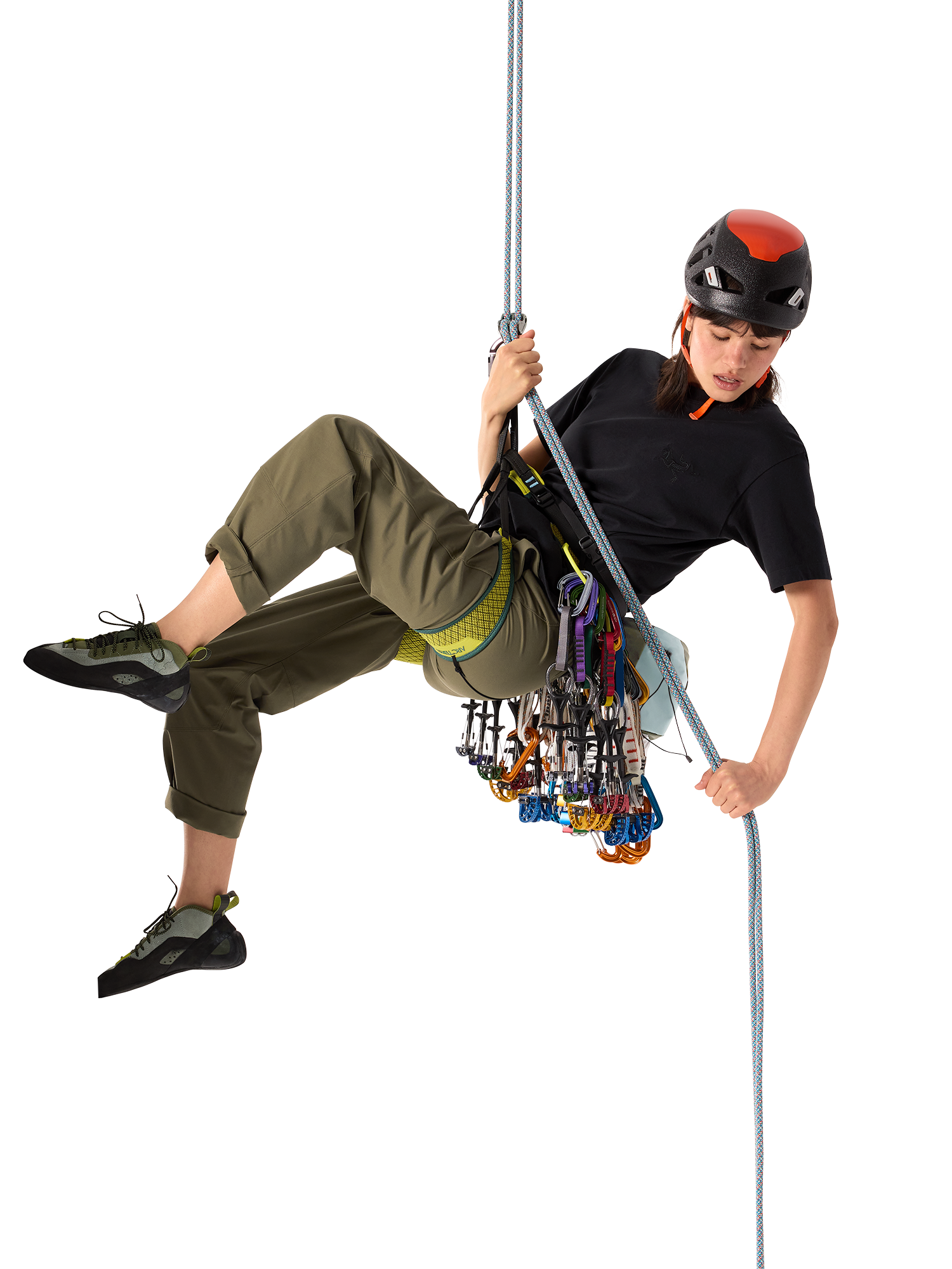 Arc'teryx Women's Kragg Cotton Little Bird SS Musta 02