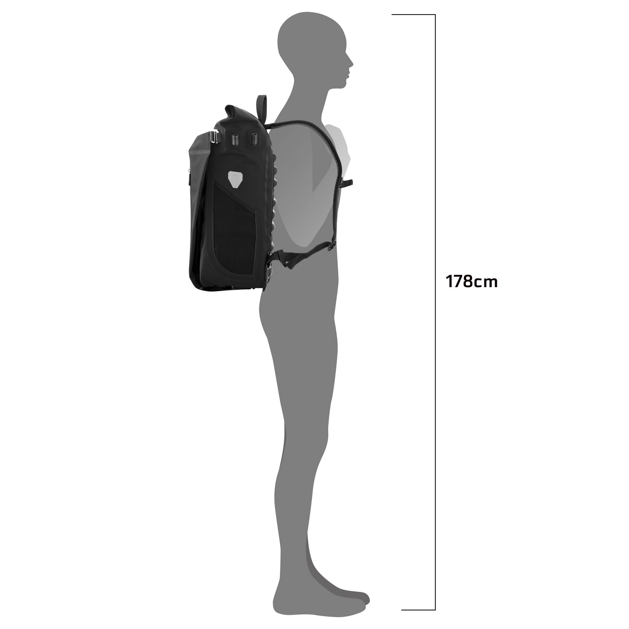 Ortlieb Vario Plus QL2.2 Musta 02