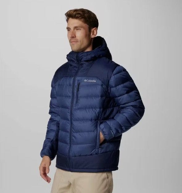 Columbia Men's Autumn Park II Down Hood Jacket - Miesten untuvatakki XXL Dark Mountain (Outlet) Dark Mountain 01