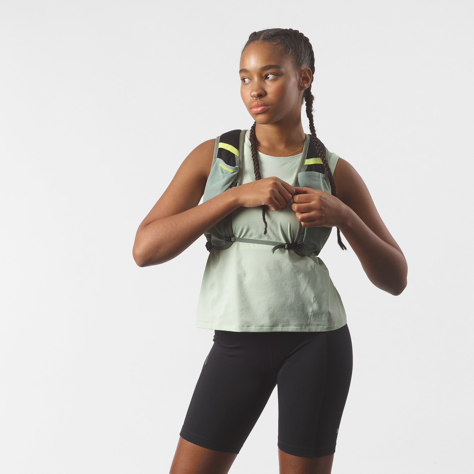 Salomon Cross 4 & Suunto Run All Black Musta 37