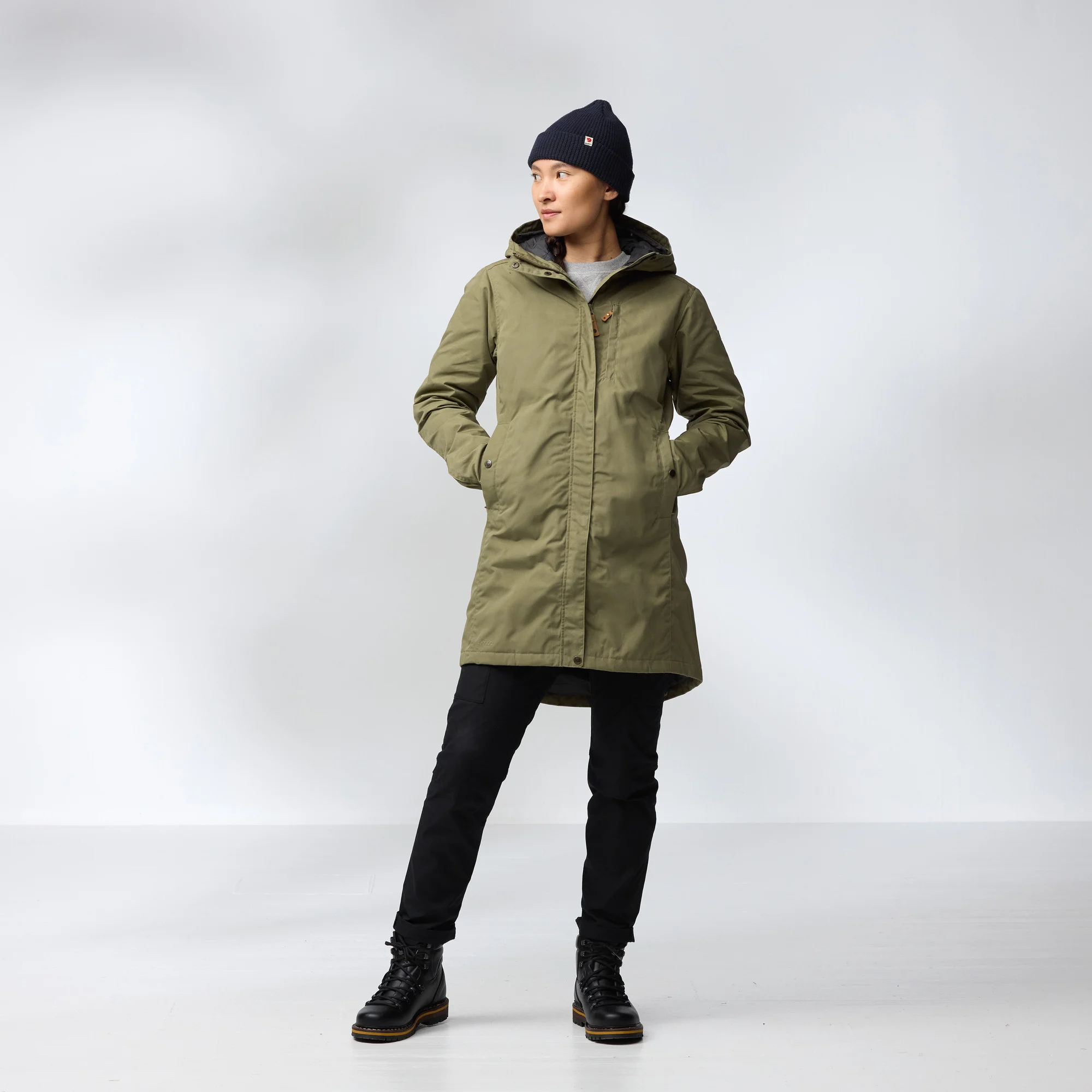 Fjällräven Kiruna Padded Parka Dam Black 05