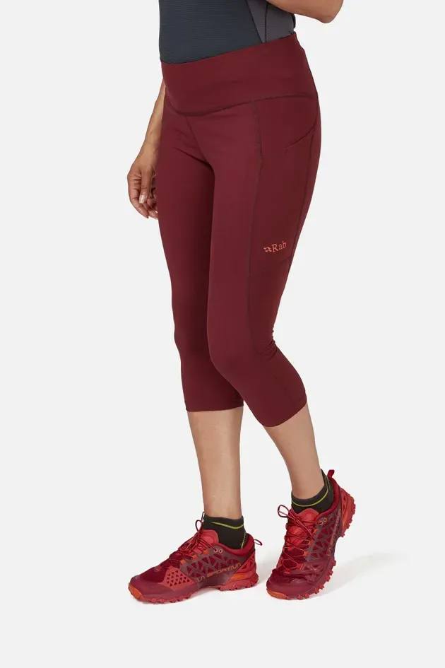 Rab Women's Talus 3/4 Tights Tummanpunainen 08