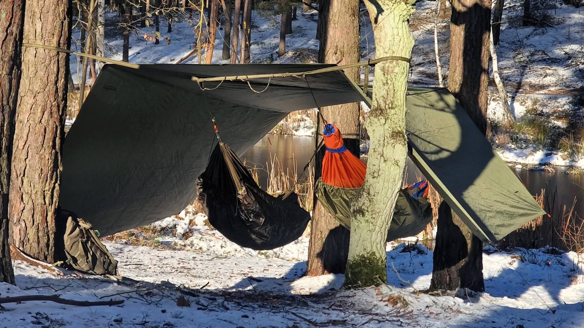 Bushmen Easy Tarp 4x4 Green 03