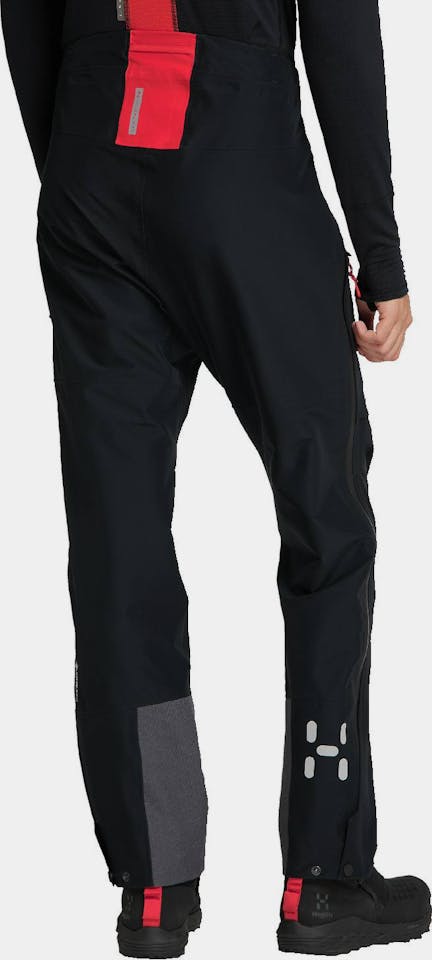 Haglöfs Men's L.I.M. ZT GTX Pro Pant Musta / Punainen 03