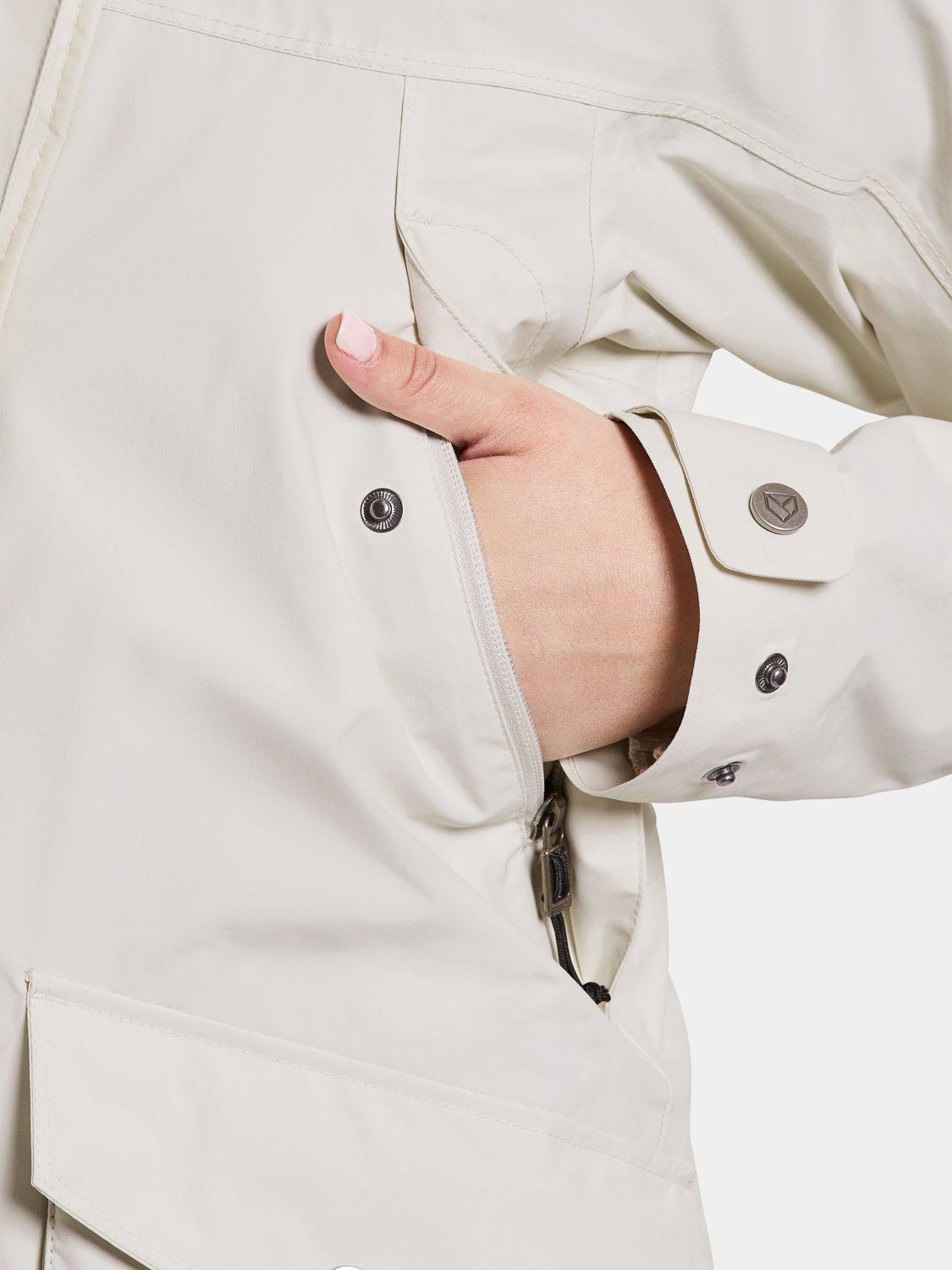 Didriksons Women's Thelma 10 Parka Valkoinen 09