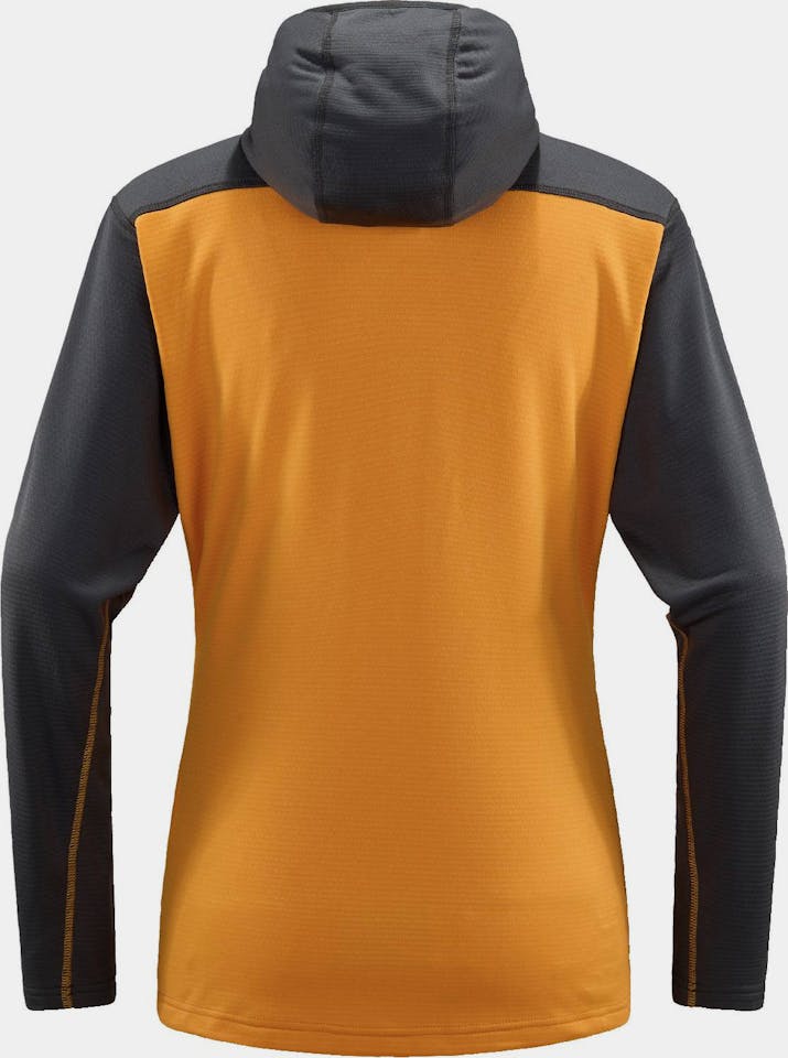 Haglöfs Women's ROC Flash Mid Hood Magnetite/Sunny yellow 02