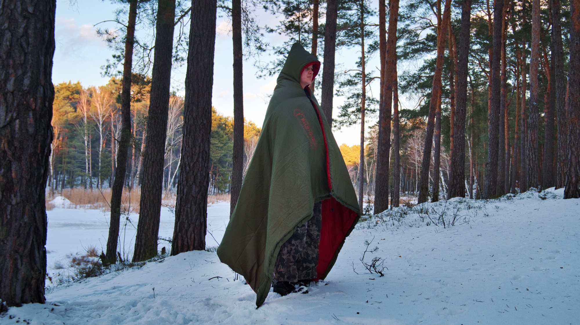 Bushmen Easy Underquilt 2,2m Green / Red 04