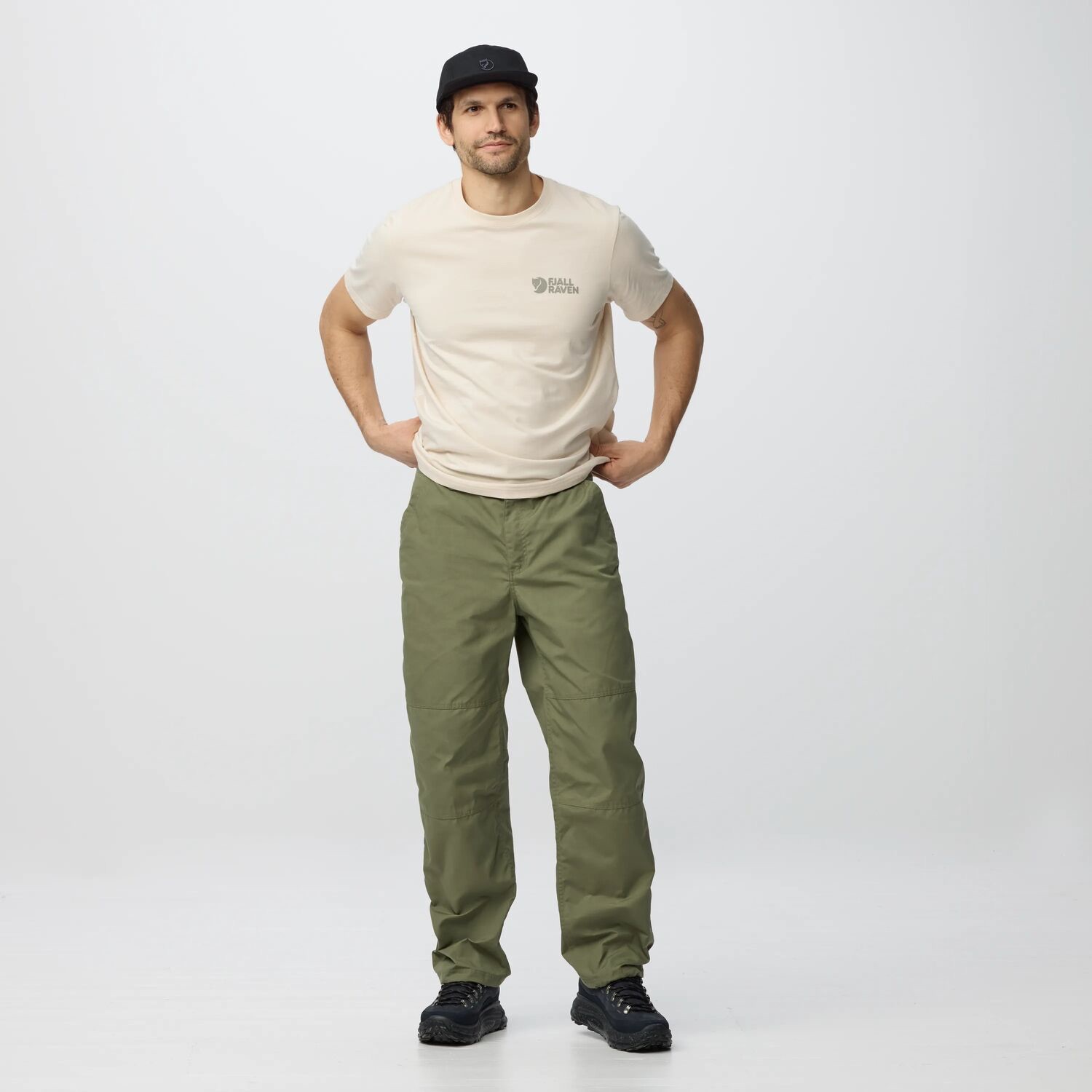 Fjällräven Men's Vardag Relax Trousers Fossil 05