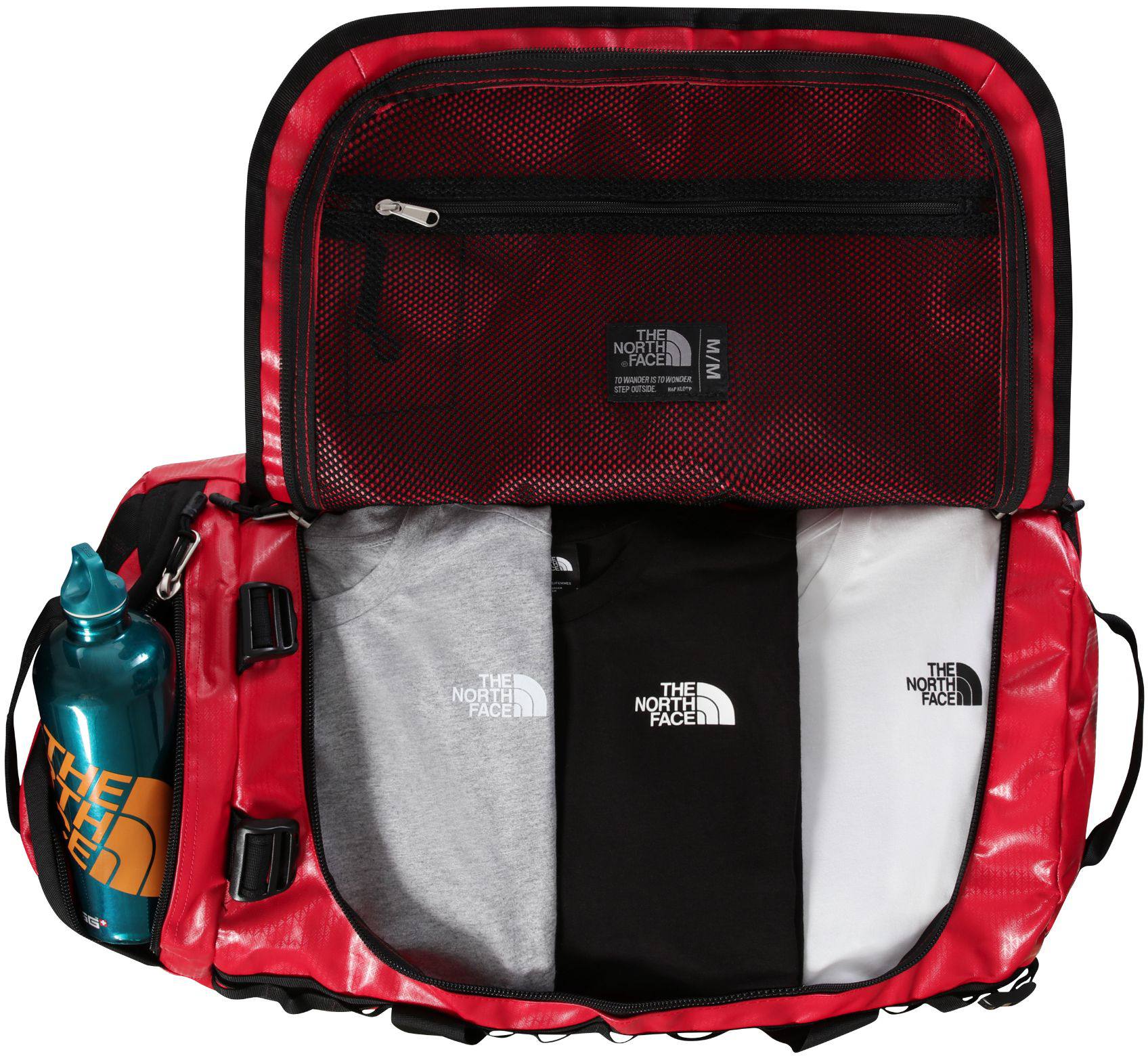 The North Face Base Camp Duffel M Punainen 02