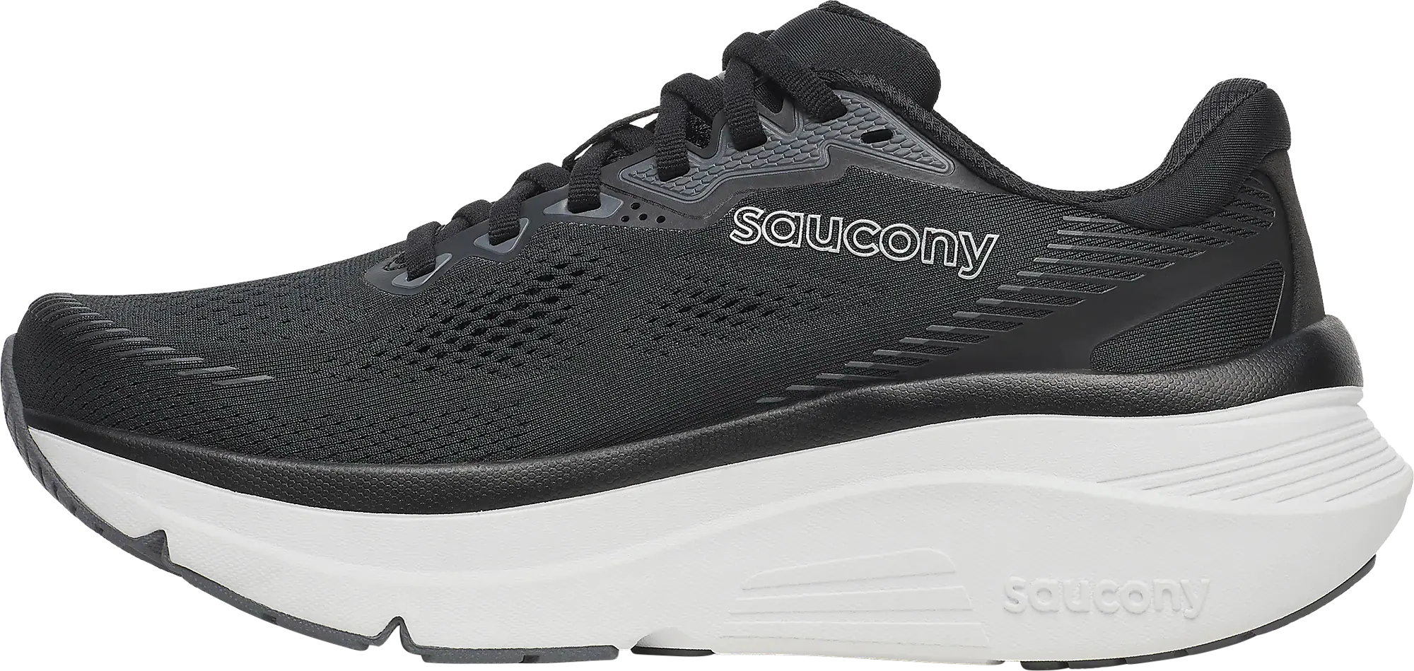 Saucony Men's Guide 19 X-wide Musta / Hopea 03