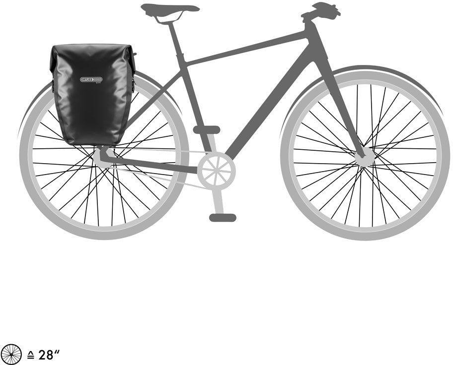 Ortlieb Back-Roller City, pari Musta 06