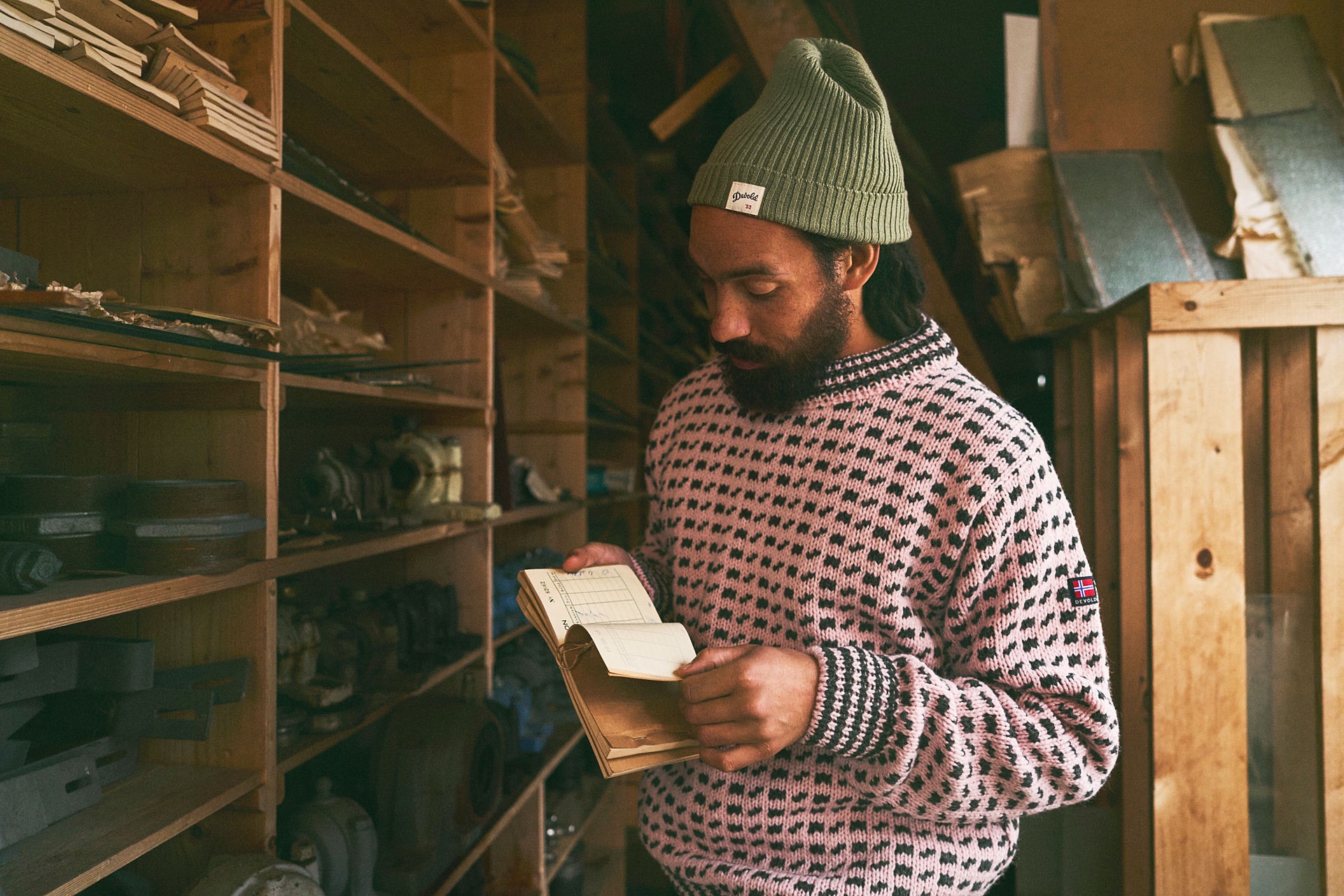 Devold Original Islender Chalk pink / Anthracite 07