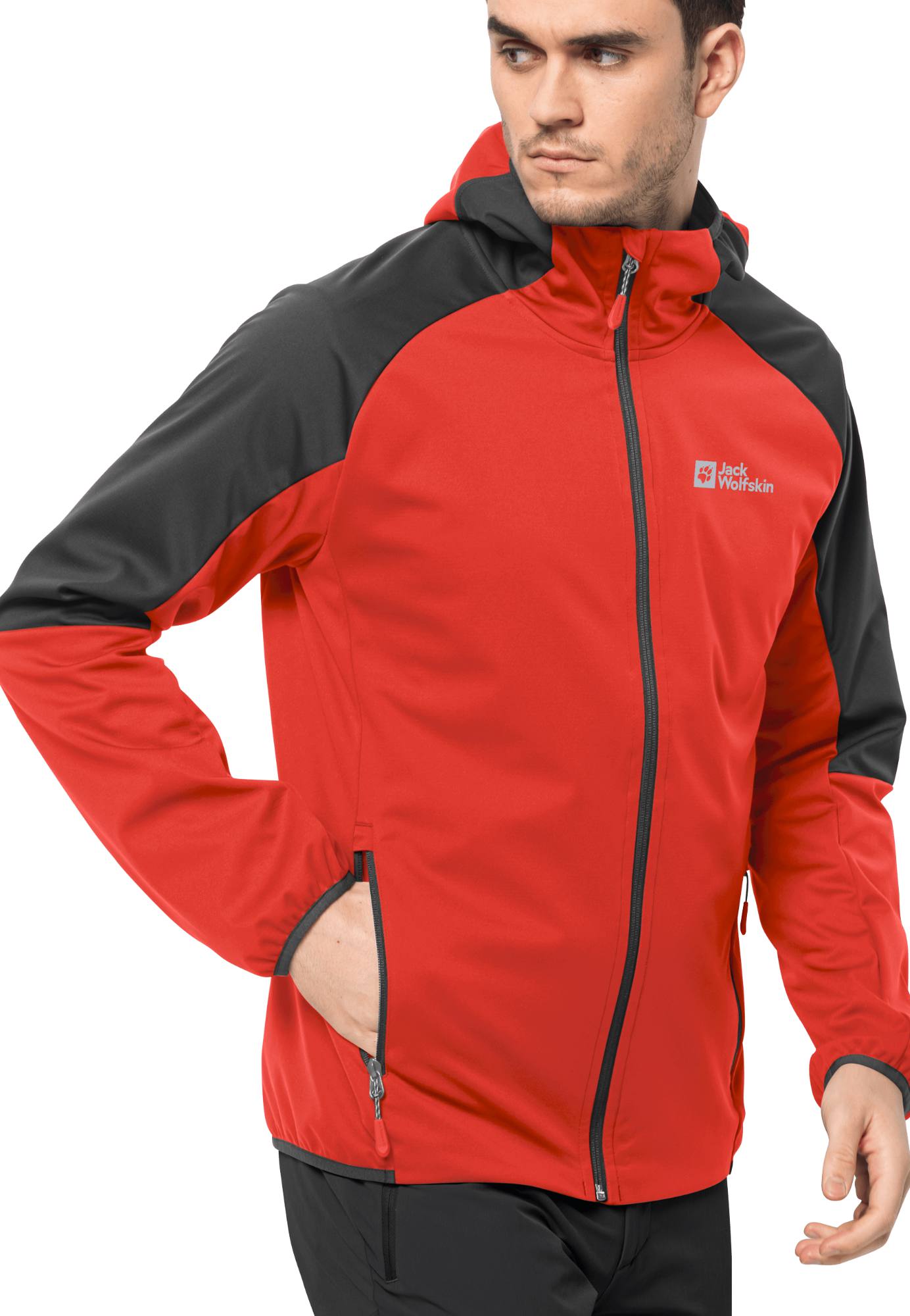 Jack Wolfskin Men's Feldberg Hoody Red 05