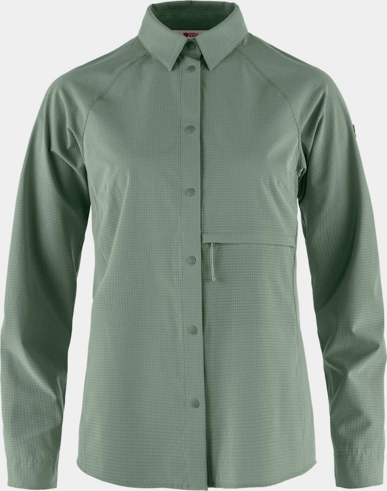 Fjällräven Women's Abisko Trek Shirt Patina Green 01