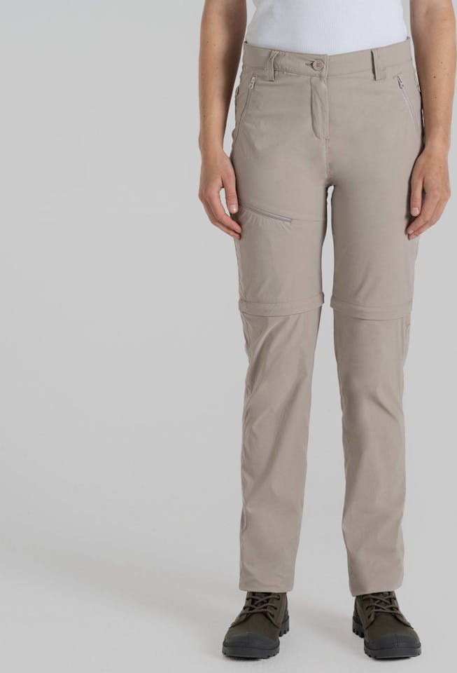 Craghoppers Women's Nosilife Pro Convertible III Trousers Mushroom 05