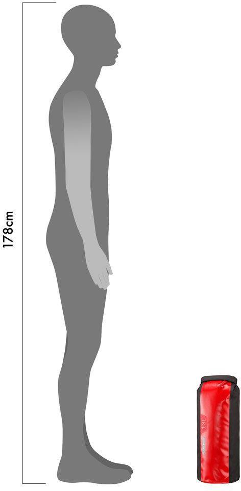 Ortlieb PS 490 -kuivasäkki, 13 litraa Harmaa 01