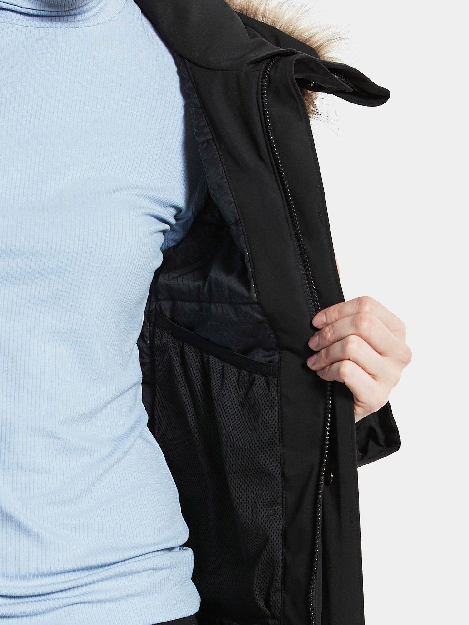 Didriksons Women's Erika Parka 3 Musta 06