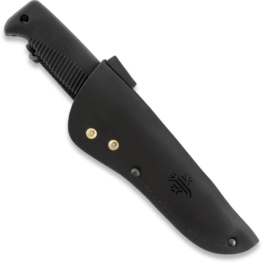 Peltonen Knives Sissipuukko M07 Nahkatupella, Pinnoittamaton  03