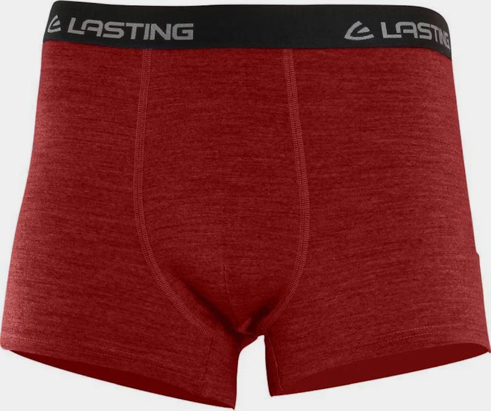 Lasting Men's Aarne Boxer Tummanpunainen 01