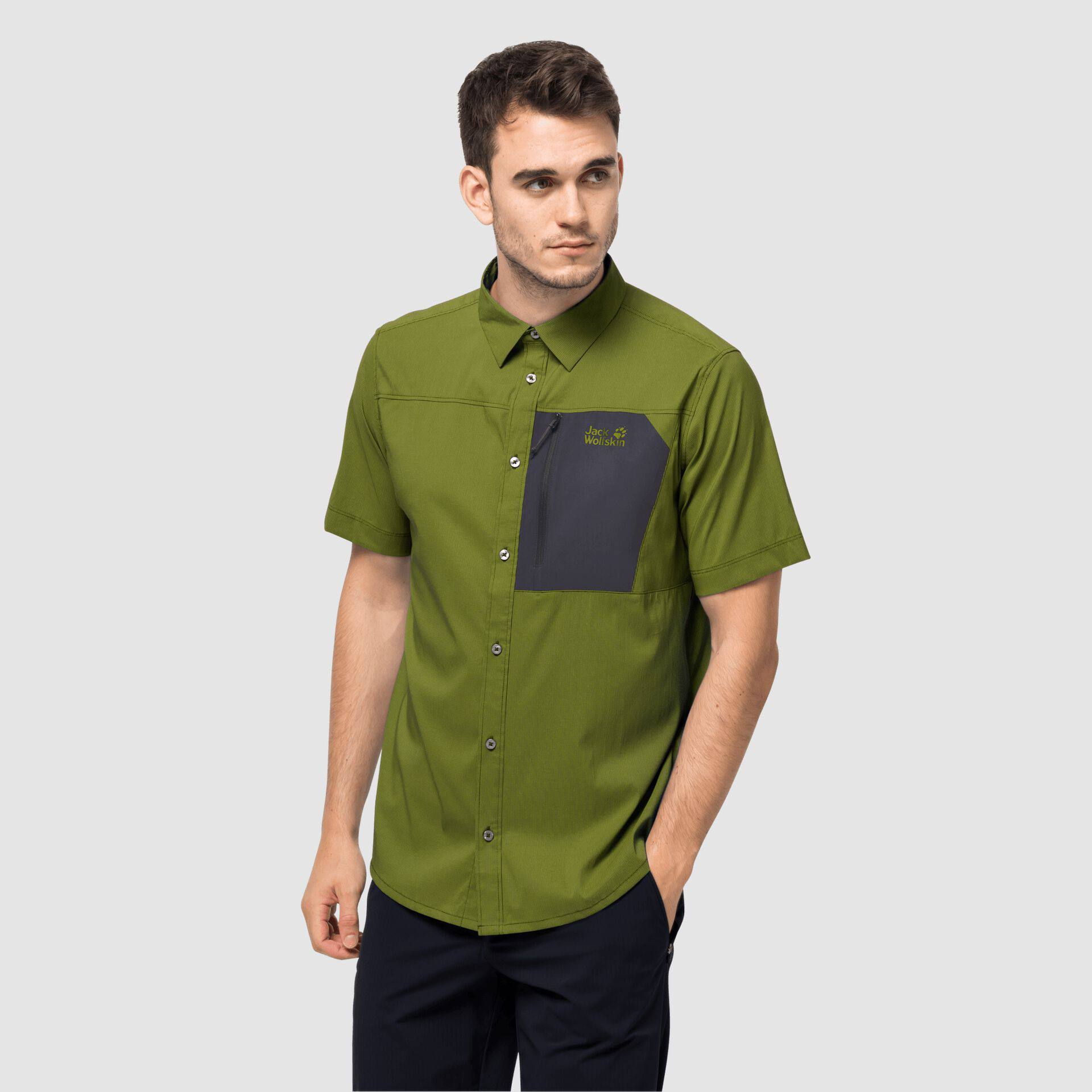 Jack Wolfskin Kenovo II SS Shirt Green 02