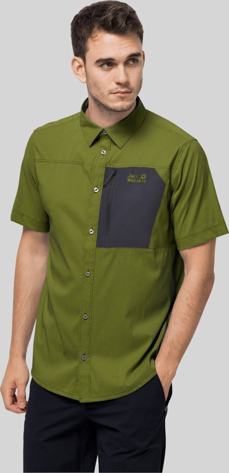 Jack Wolfskin Kenovo II SS Shirt Green 02