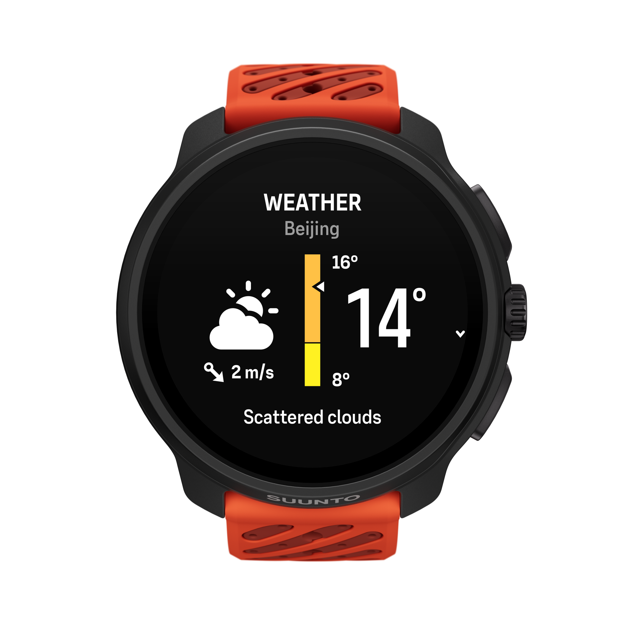 Suunto Race 2 Stainless Steel Coral Orange  13