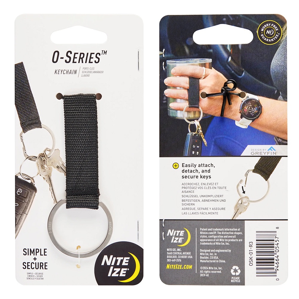 Nite Ize O-series Keychain Musta 04