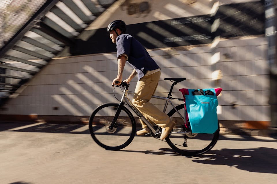 Ortlieb Vario Cyber 26L Sininen / Pinkki 03