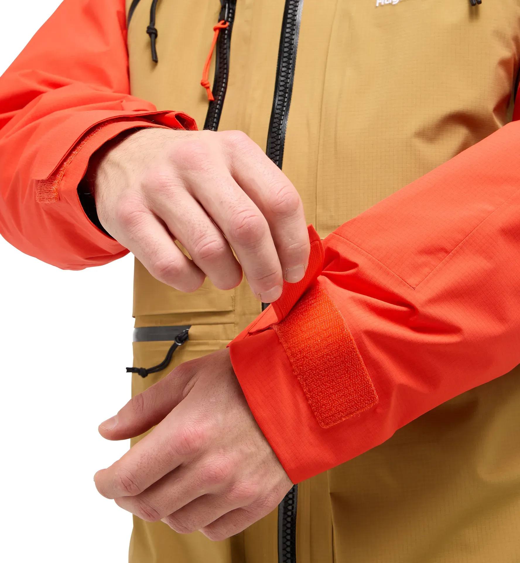 Haglöfs Vassi GTX Pro Jacket Men Cinnamon Brown/Habanero 11