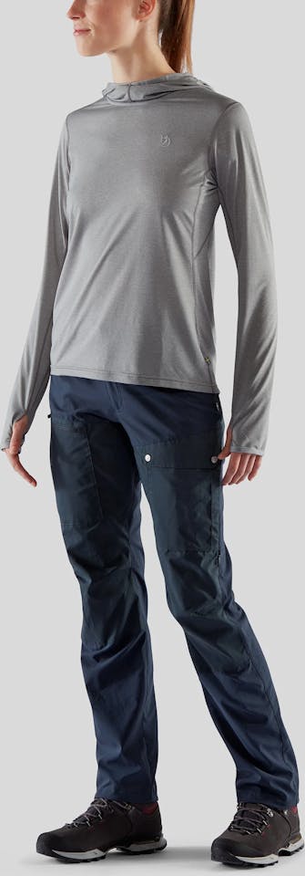 Fjällräven Women's Abisko Sun Hoodie Flame Orange 03