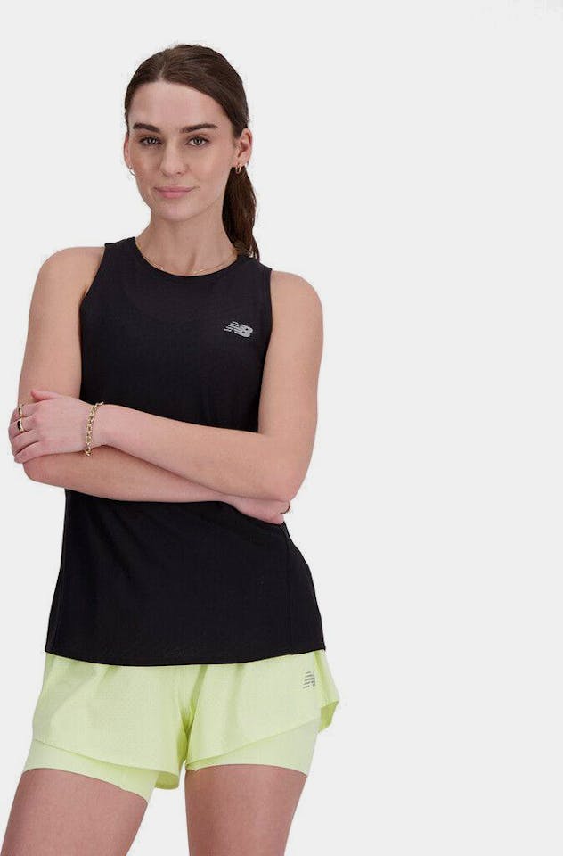 New Balance Women's Jaquard Tank Black 01
