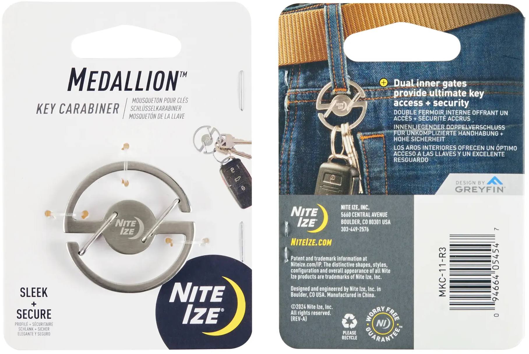 Nite Ize Medallion Key Carabiner Steel 03