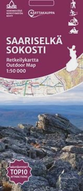 Karttakauppa Saariselkä Sokosti 1:50000