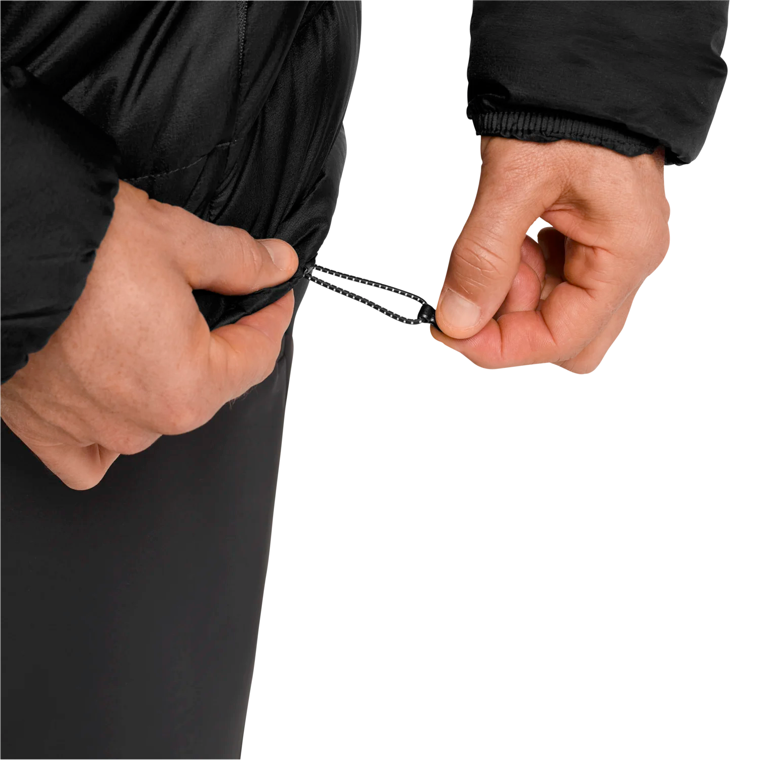 Jack Wolfskin Men's Nebelhorn Down Hoody - Miesten untuvatakki Musta 22