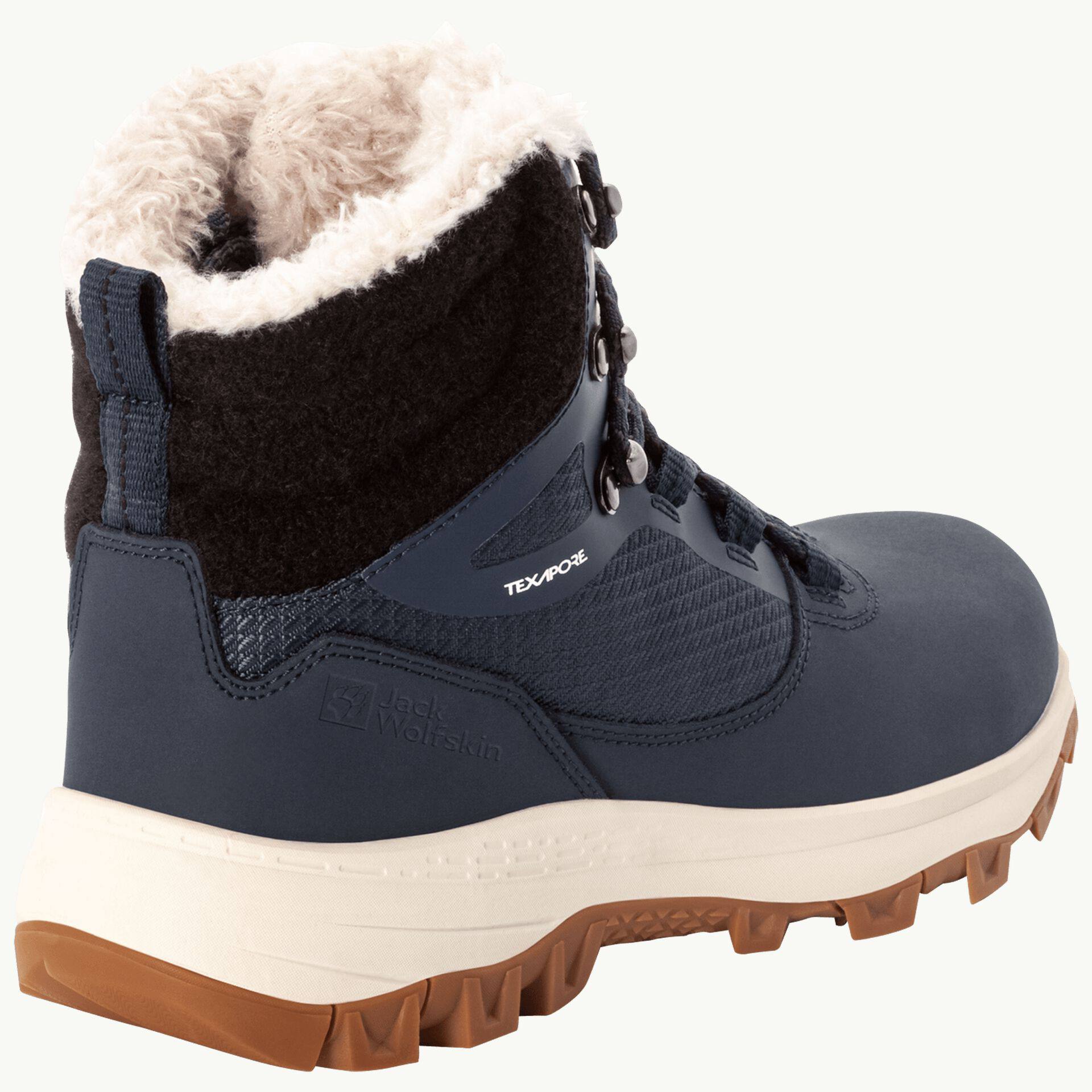 Jack Wolfskin Women's Everquest Texapore High - Naisten talvikengät Sininen / Valkoinen 03