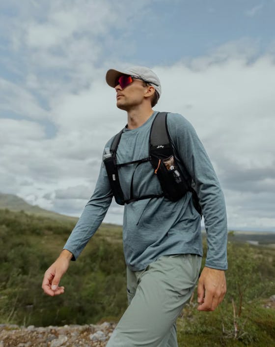 Lundhags Men's Tived Long Sleeve T-Shirt Sky Blue 10