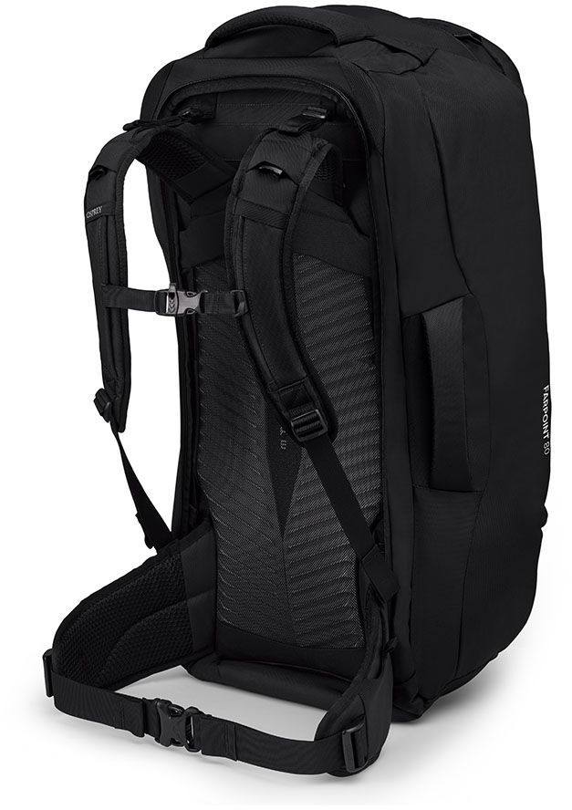 Osprey Farpoint 80 Musta 04