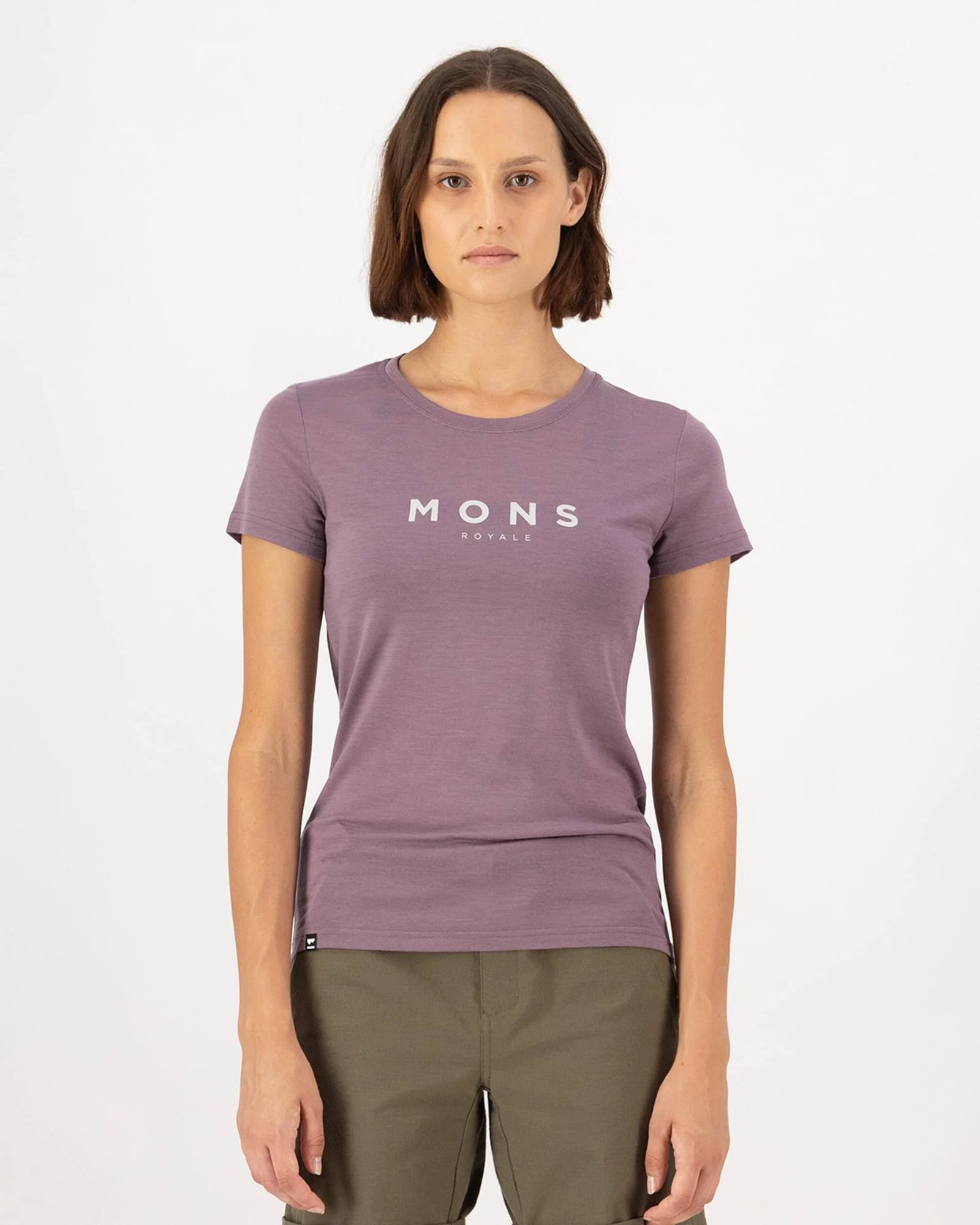 Mons Royale Women's Icon Tee Mauve 02