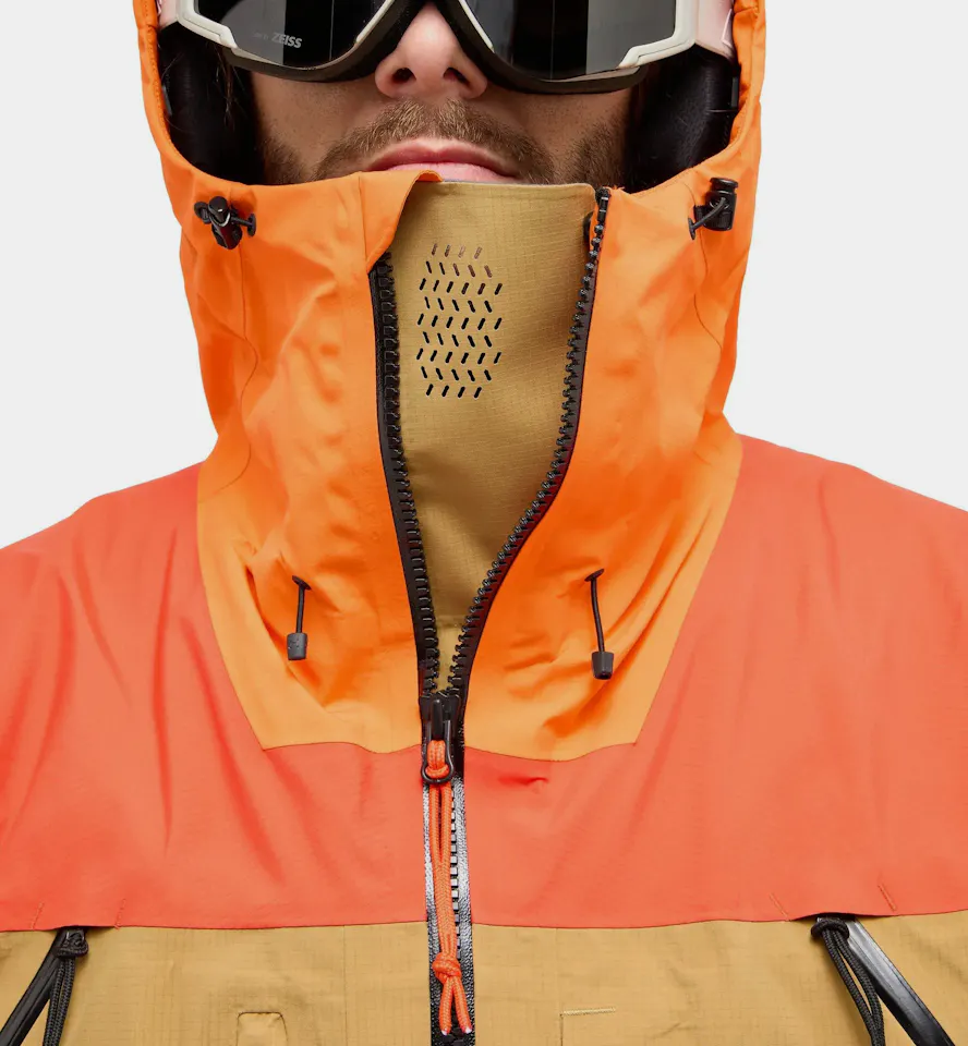 Haglöfs Vassi GTX Pro Jacket Men Cinnamon Brown/Habanero 14