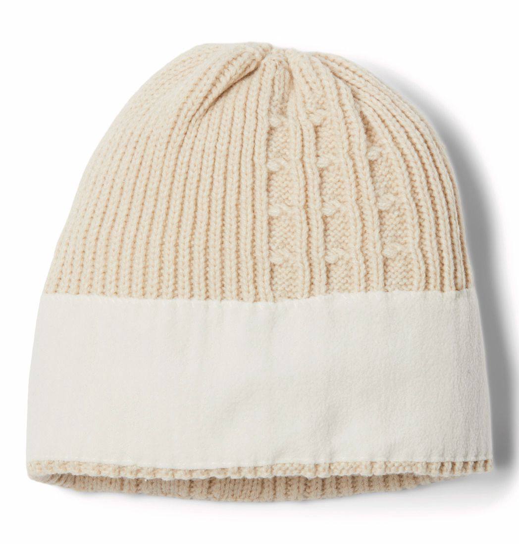 Columbia Agate Pass Cable Knit Beanie Chalk 02