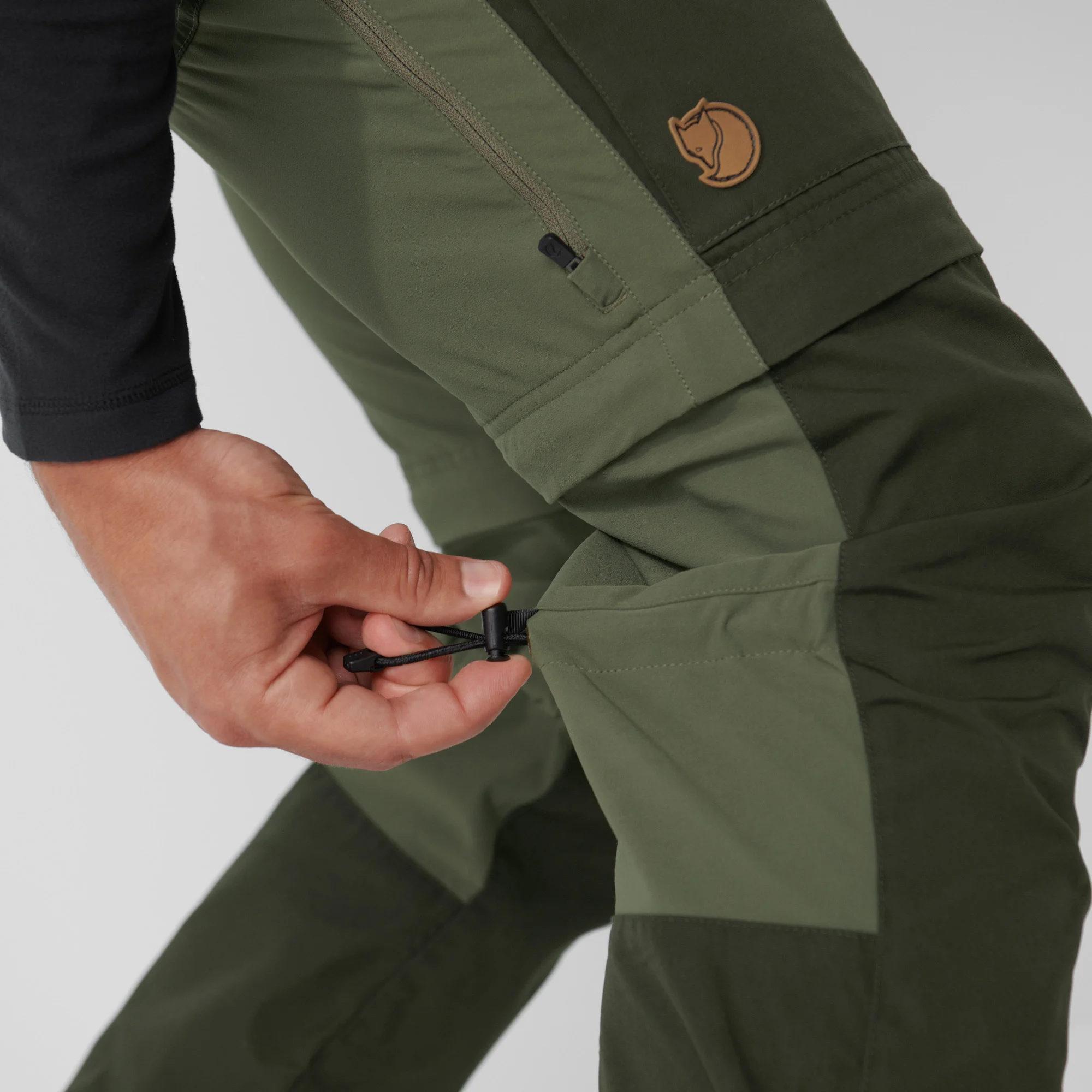 Fjällräven Keb Gaiter Trousers Long Musta / Stone 19