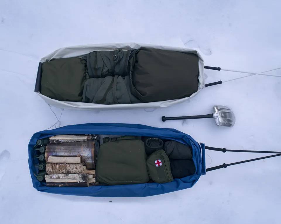 Savotta Rolltop Stuffsack, 500D, 60L Green 06