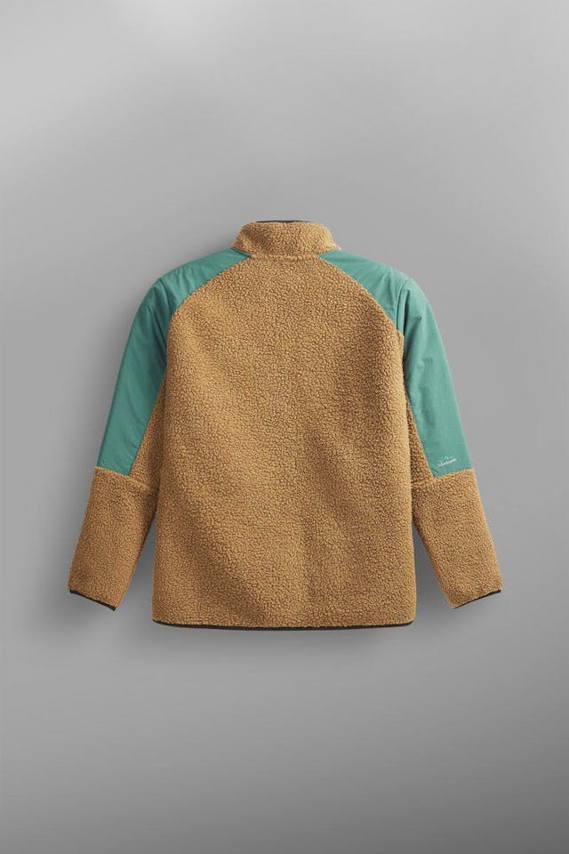 Picture Organic Clothing Quilchena Zip Fleece Ruskea/Vihreä 09