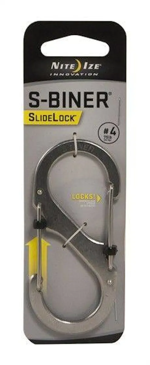 S-biner Slidelock #4 Нержавеющая сталь