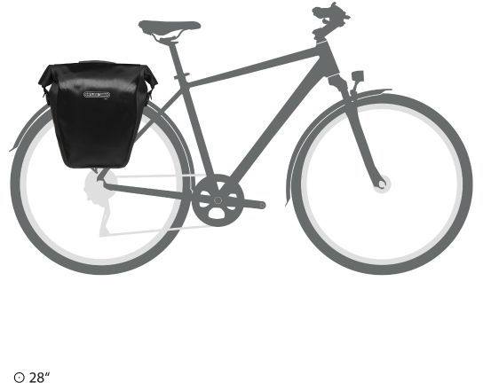 Ortlieb Back-Roller Core, yksi kappale Musta 02