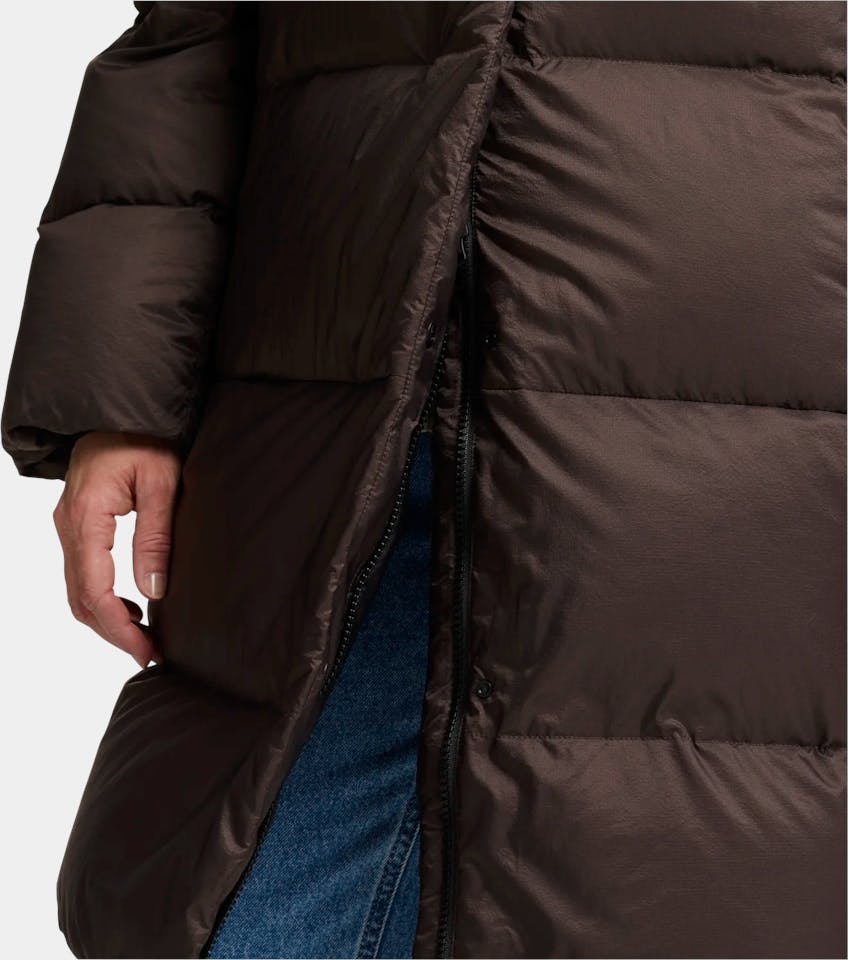 Jack Wolfskin Women's Icy Hill Down Coat Peat Moss 10