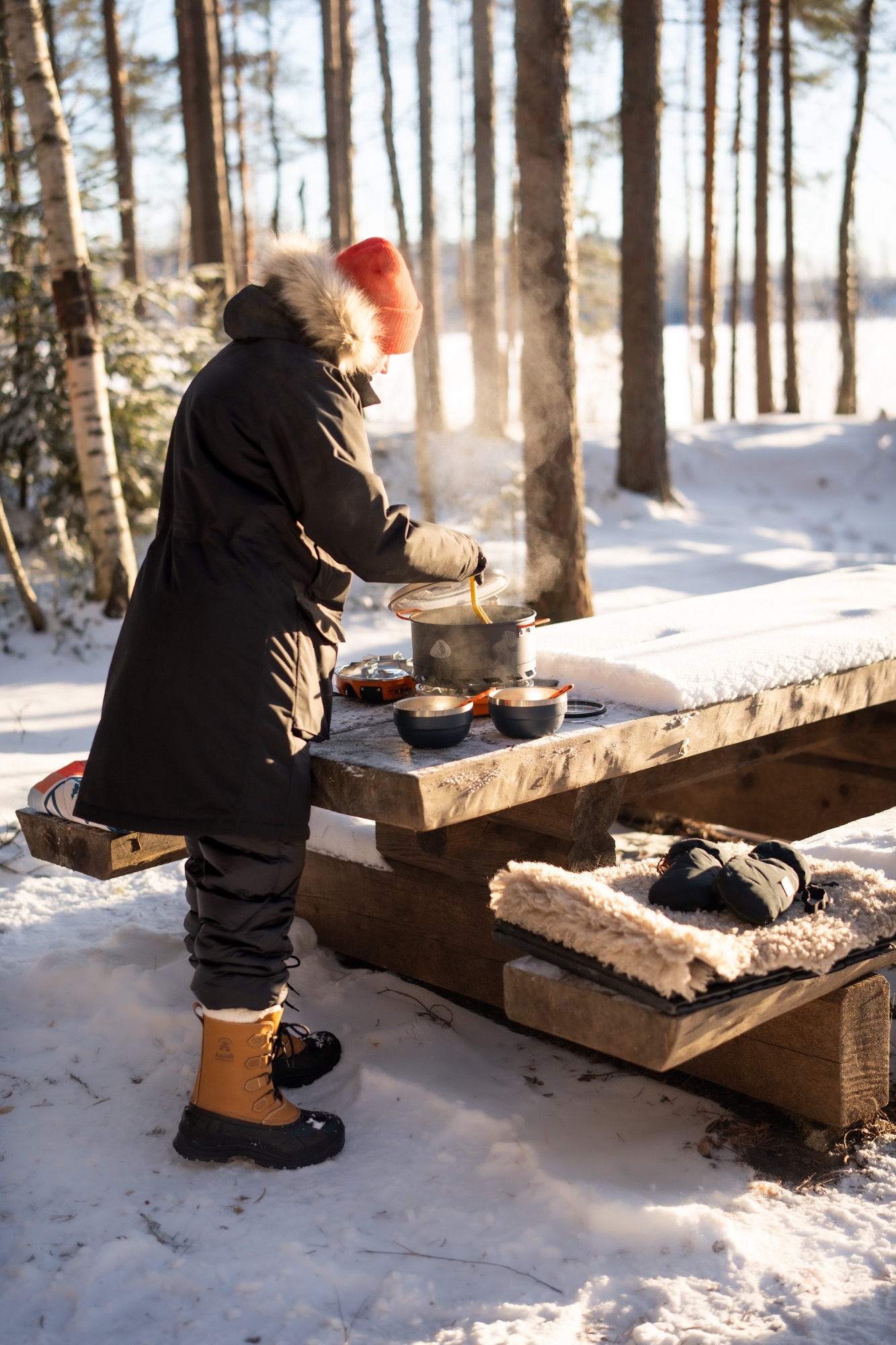 Kamik Women's Alborg - Naisten talvikengät Fossil 05