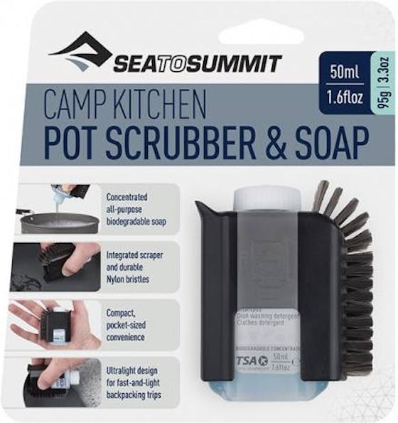 Camp Kitchen Pot Scrubber and Soap