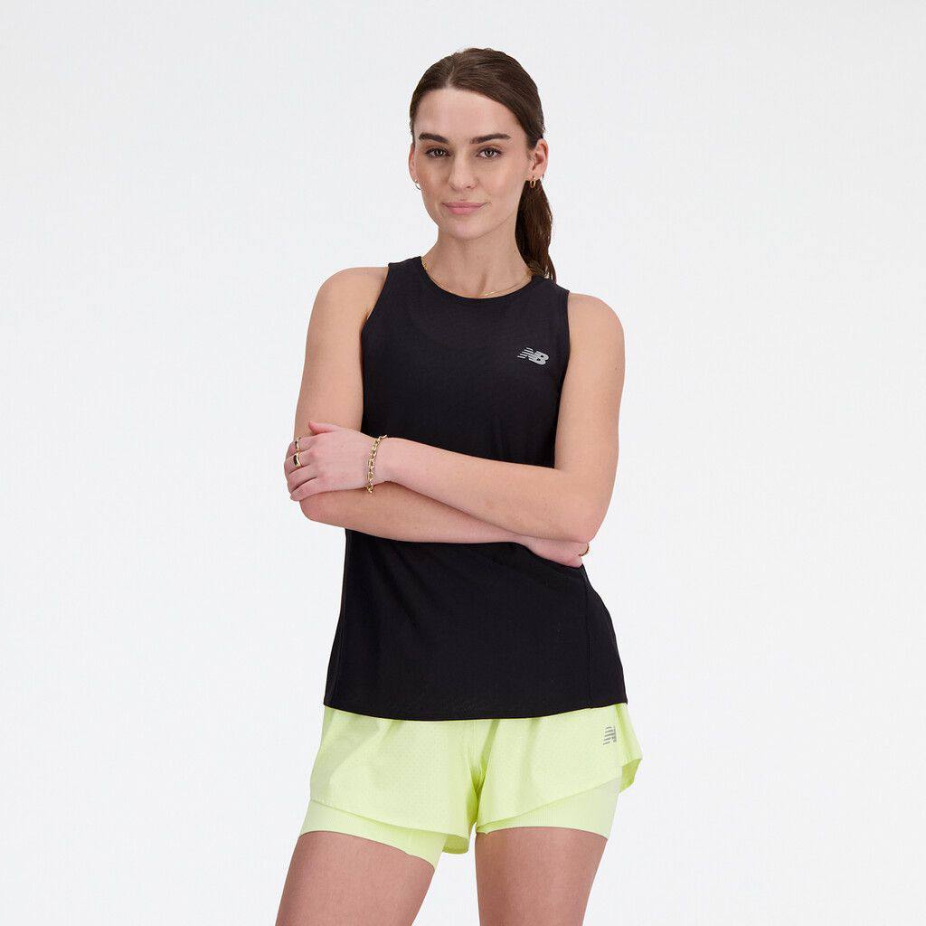 New Balance Women's Jaquard Tank Black 04